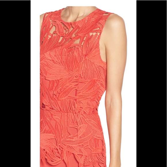 SACHIN & BABI Noir Viola Giupure Lace Peplum Dress - Picture 12 of 17